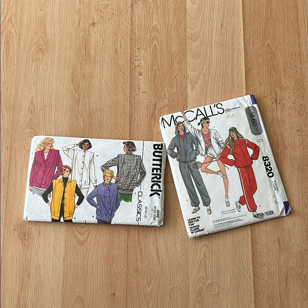 Butterick and McCall's retro Sewing Patterns